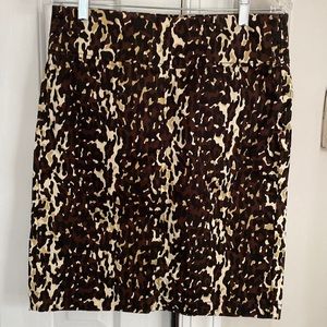 Calvin Klein Casual Animal Print Mini Skirt